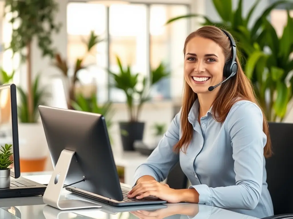 A friendly Dock Energy representative assisting a customer with understanding their energy bill, highlighting key charges and usage patterns.